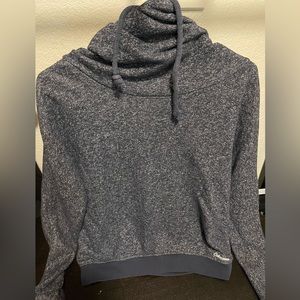 Navy Colosseum Droopy Neck Sweatshirt